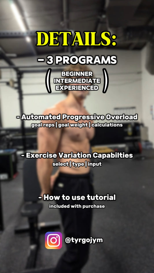 Tyr Rex Workout Program